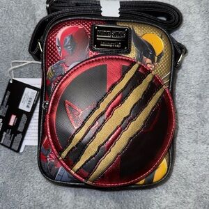 Loungefly Marvel Disney Deadpool and Wolverine Crossbody